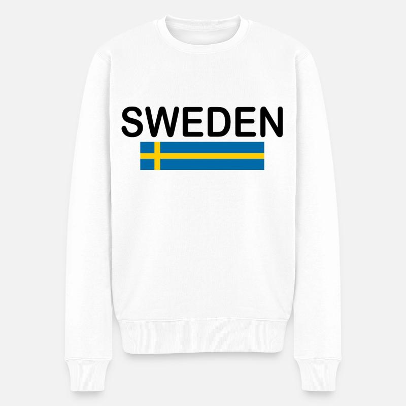 Suède - Pull Premium bio Homme - blanc