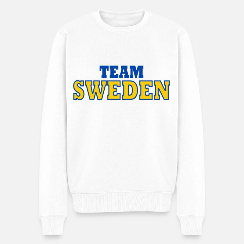 Suède - Pull Premium bio Homme - blanc