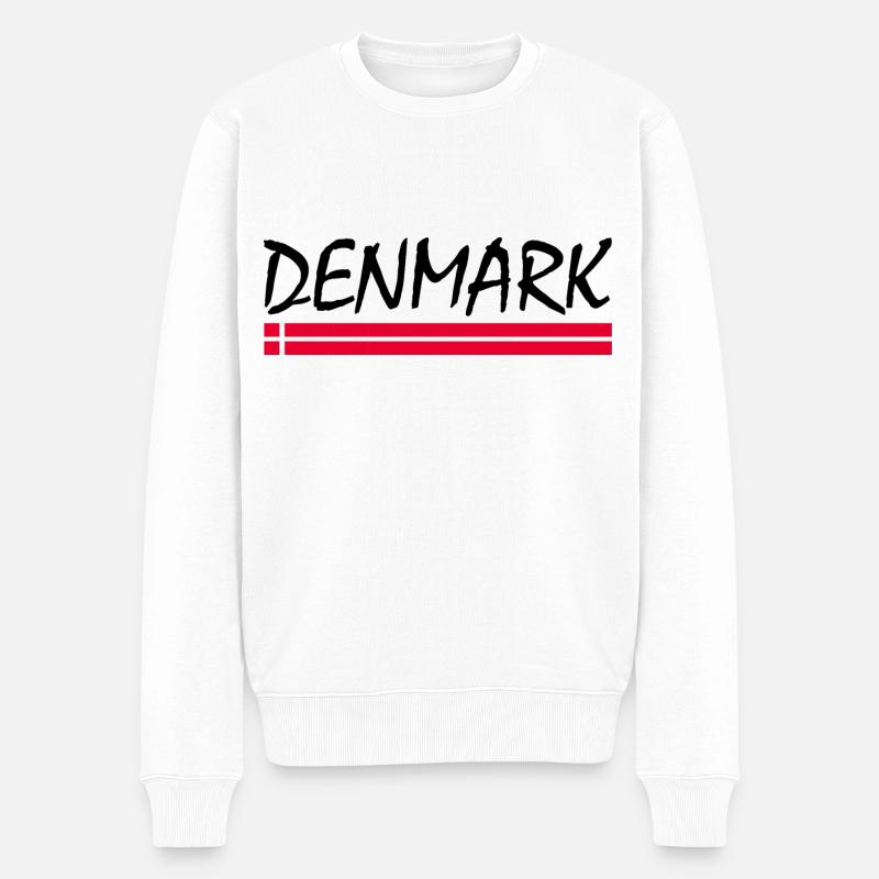Denmark - Pull Premium bio Homme - blanc