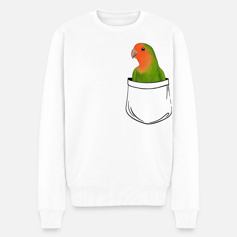 tourtereaux de poche - Pull Premium bio Homme - blanc