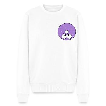 Donut - Männer Premium Bio Pullover - Weiß - Vorne - Thijin (182cm)