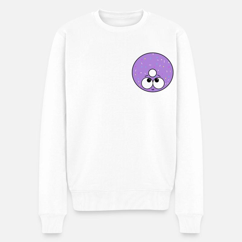 Beignet - Pull Premium bio Homme - blanc