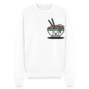 Ramen - mascotte mignonne Japon - Pull Premium bio Homme - blanc - Devant - Thijin (182cm)