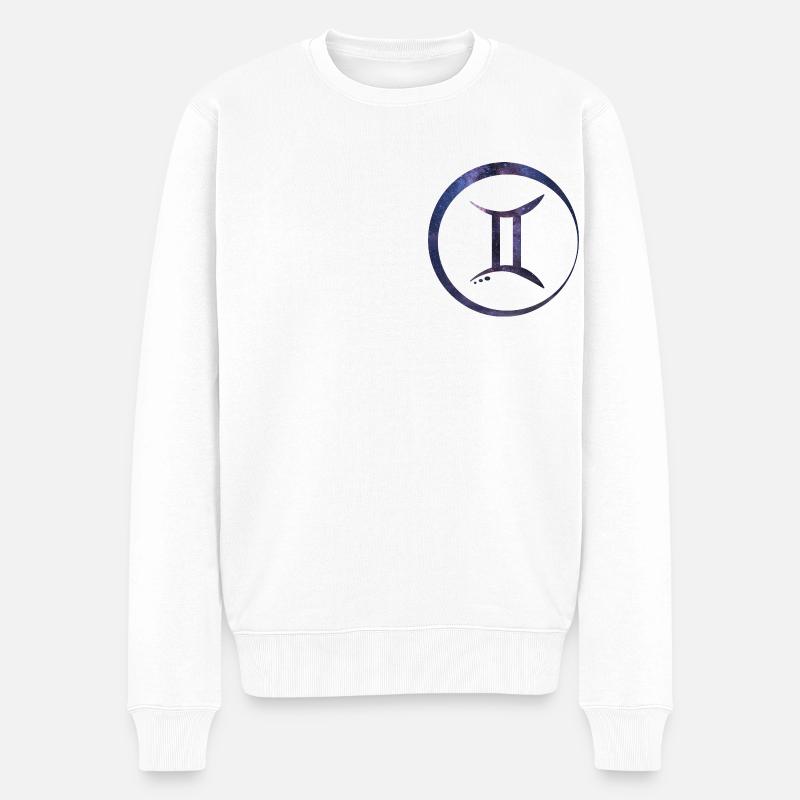 Astro Gémeaux - Pull Premium bio Homme - blanc