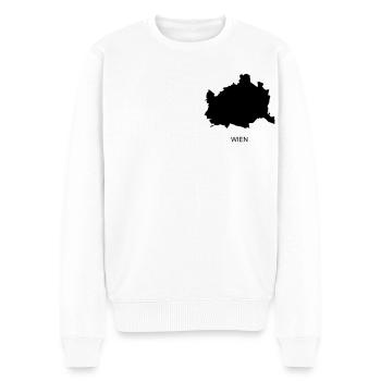 Vienna - Men's Premium Organic Jumper - white - Front - Thijin (182cm)