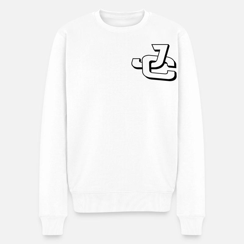 JC - Männer Premium Bio Pullover - Weiß