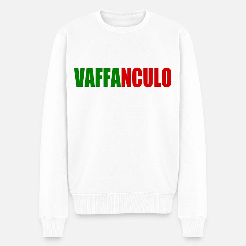 Vaffanculo - Pull Premium bio Homme - blanc