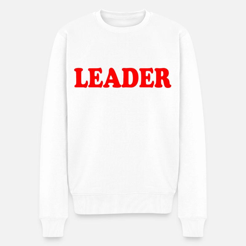 Leader - Pull Premium bio Homme - blanc