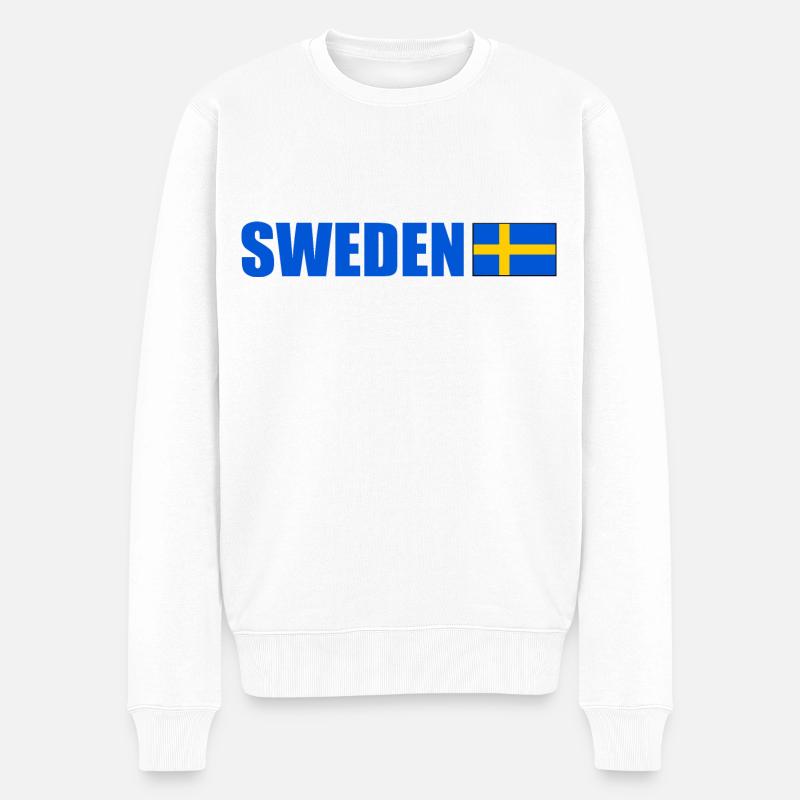Sweden - Pull Premium bio Homme - blanc
