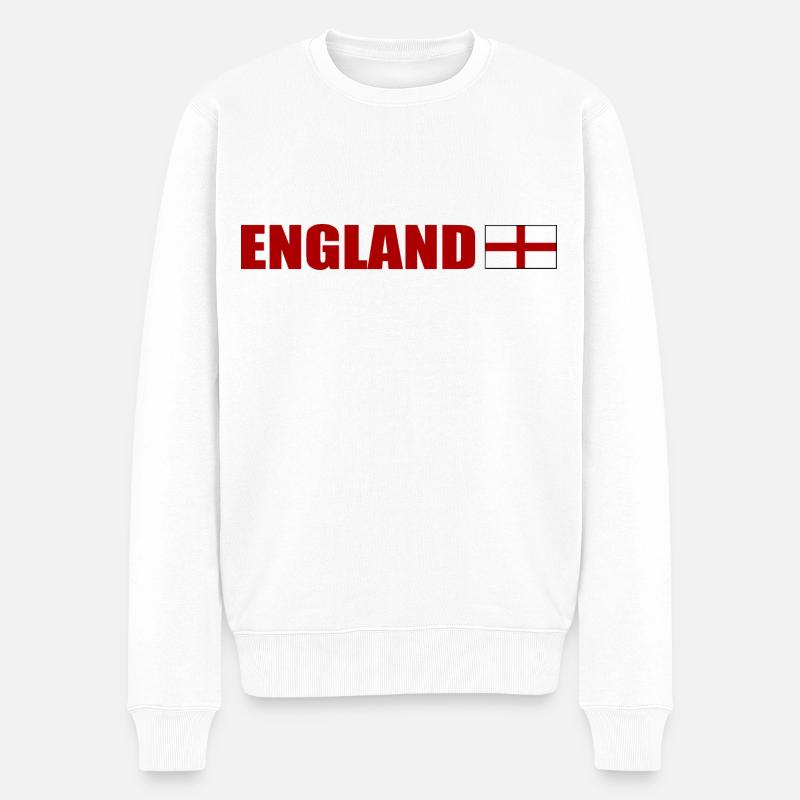angleterre - Pull Premium bio Homme - blanc