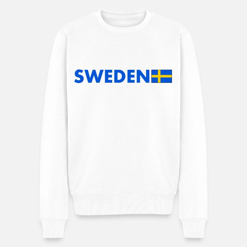 Suede - Pull Premium bio Homme - blanc