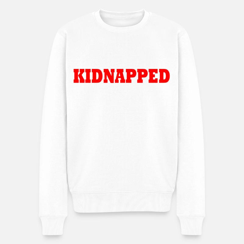 Kidnapped - Pull Premium bio Homme - blanc
