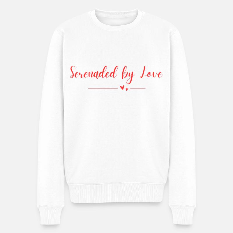 Sérénade par l’amour - Pull Premium bio Homme - blanc