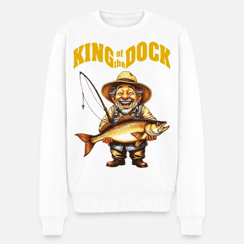 KingOTD - Pull Premium bio Homme - blanc