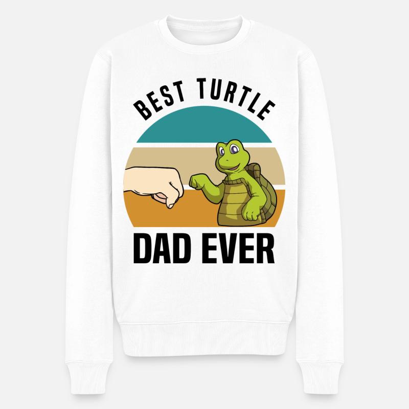 Tortues - Pull Premium bio Homme - blanc
