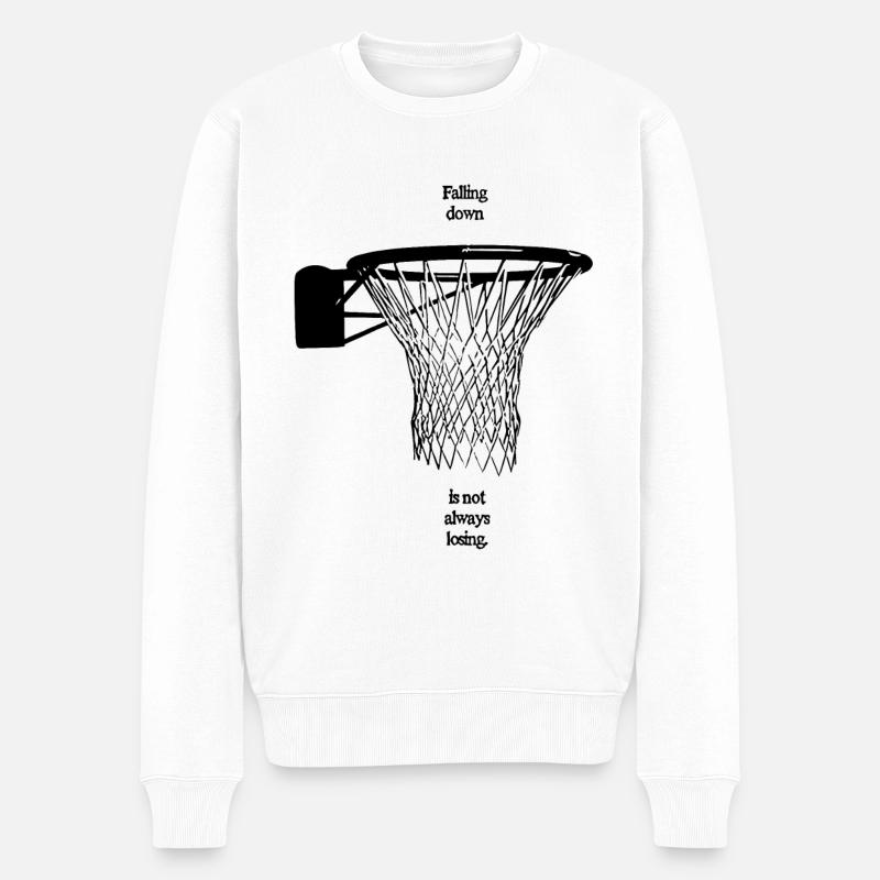 Basket - Pull Premium bio Homme - blanc
