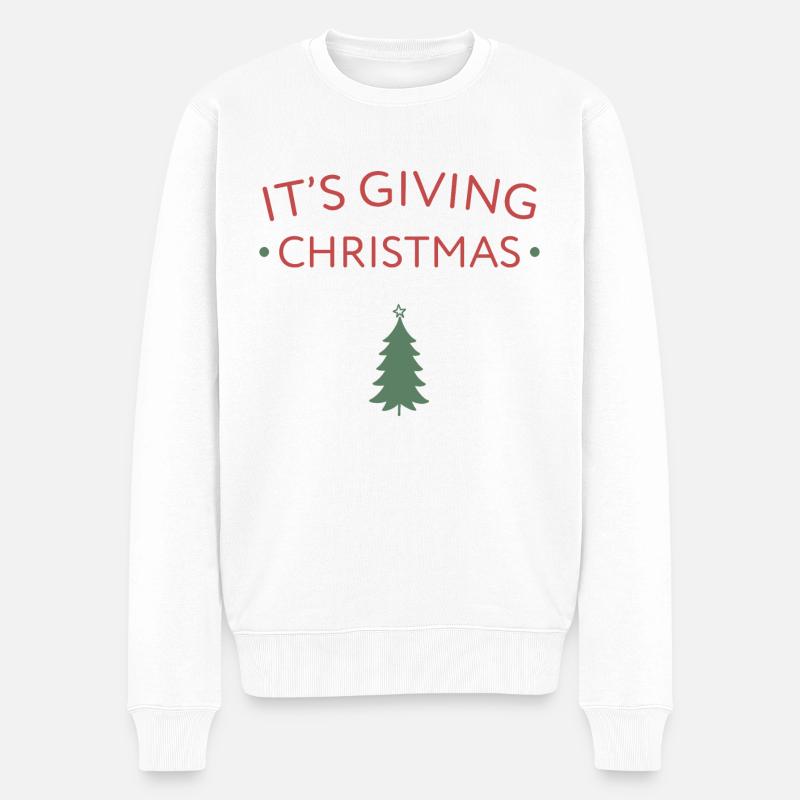 C’est donner Noël - Pull Premium bio Homme - blanc
