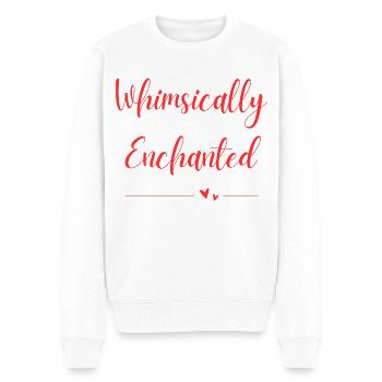 Whimsically Enchanted - Men's Premium Organic Jumper - white - Front - Thijin (182cm)