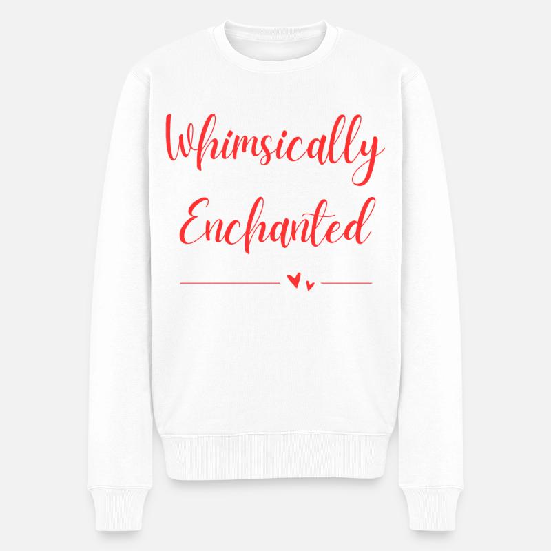 Enchanté de manière fantaisiste - Pull Premium bio Homme - blanc