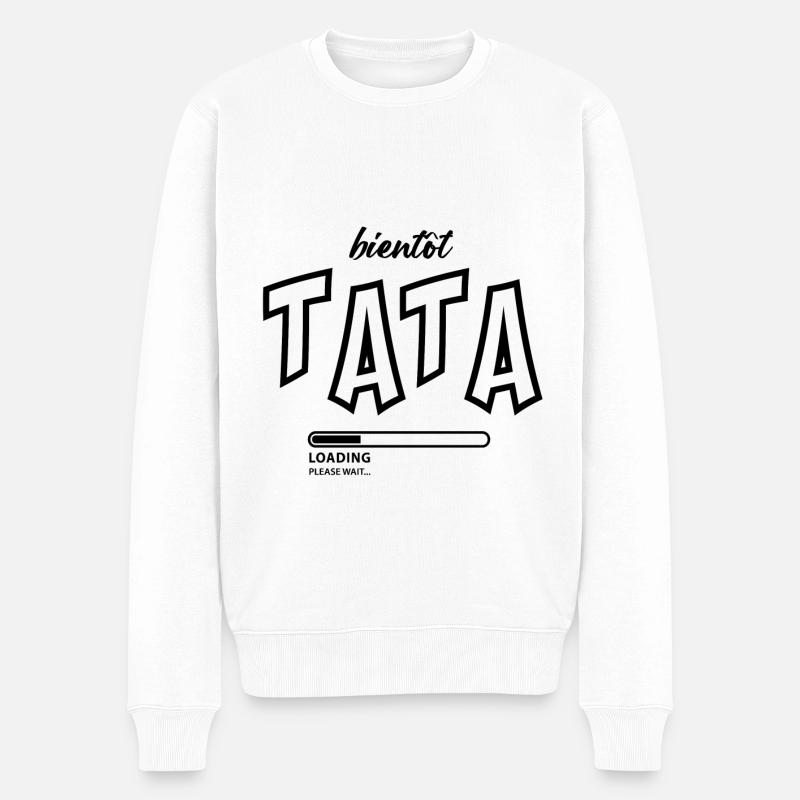 Future tata - Pull Premium bio Homme - blanc