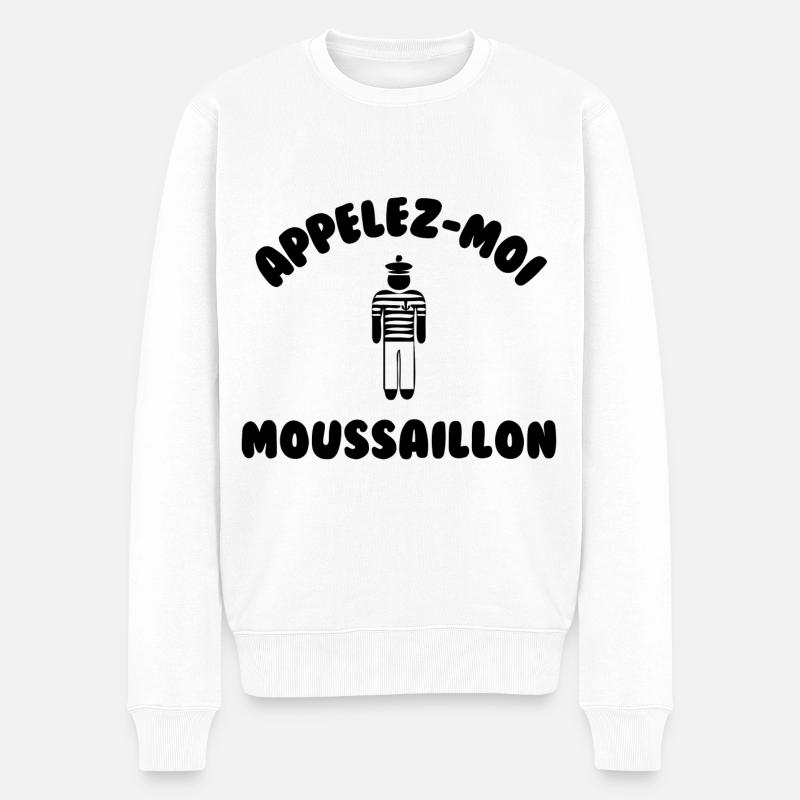 Appelez moi moussaillon - Pull Premium bio Homme - blanc