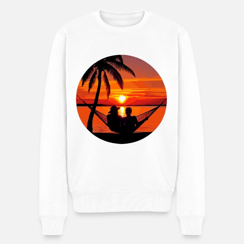 Oase Der Entspannung - Pull Premium bio Homme - blanc