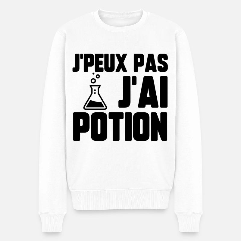 J’peux pas j’ai potion - Pull Premium bio Homme - blanc
