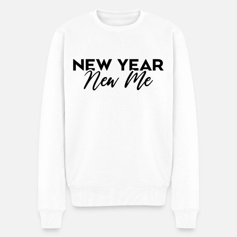 Nouvel An, Nouveau Moi - Pull Premium bio Homme - blanc