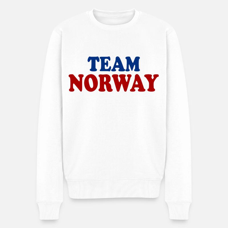 Norvège - Pull Premium bio Homme - blanc