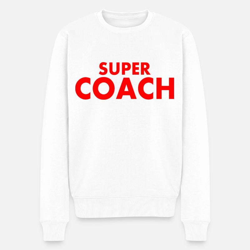 Coach - Pull Premium bio Homme - blanc