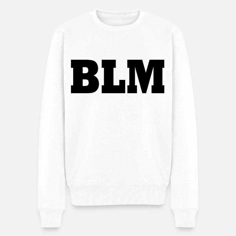 Blm - Pull Premium bio Homme - blanc