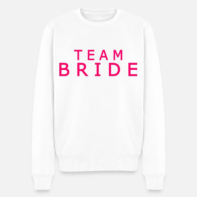 Team bride - Pull Premium bio Homme - blanc