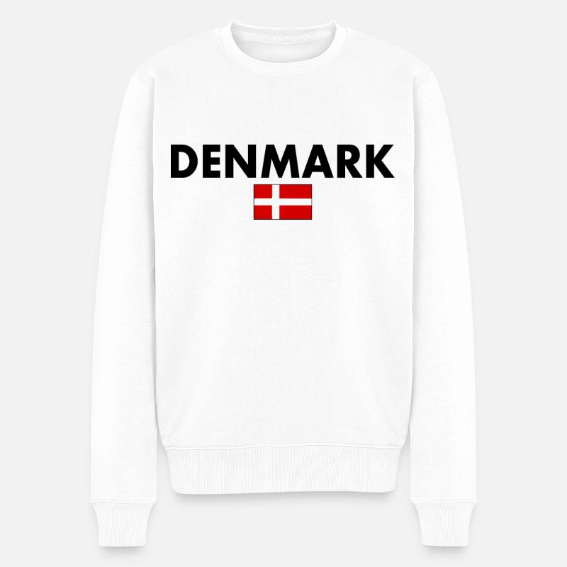Danemark - Pull Premium bio Homme - blanc
