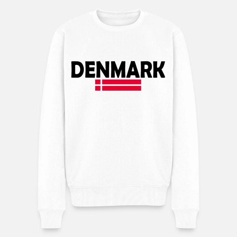 Danemark - Pull Premium bio Homme - blanc