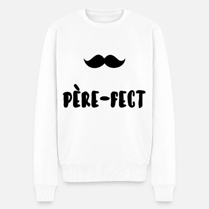 Perefect - Pull Premium bio Homme - blanc