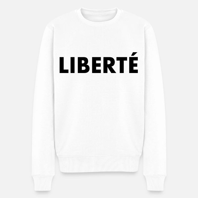 Liberté - Pull Premium bio Homme - blanc