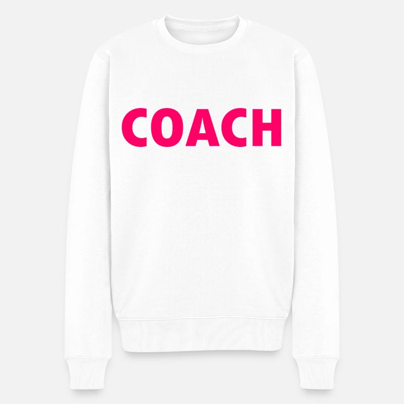 Coach - Pull Premium bio Homme - blanc