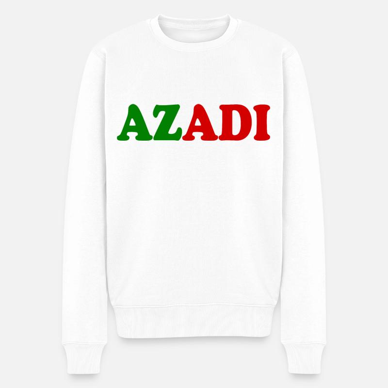 Azadi - Pull Premium bio Homme - blanc