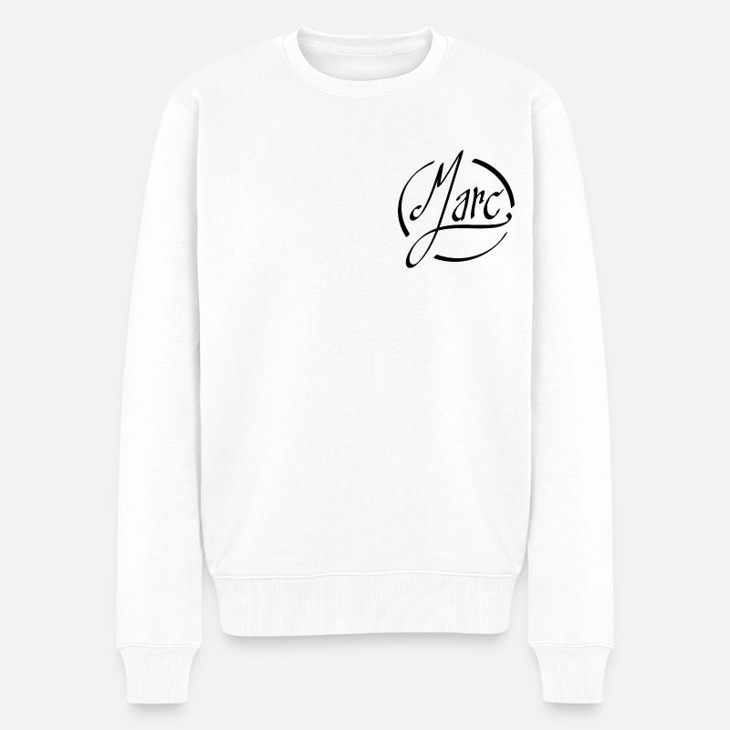 Trester - Männer Premium Bio Pullover - Weiß