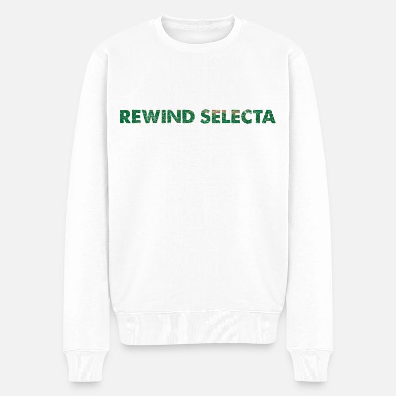 Junglist | Rewind Selecta | Drum n Bass DNB - Pull Premium bio Homme - blanc