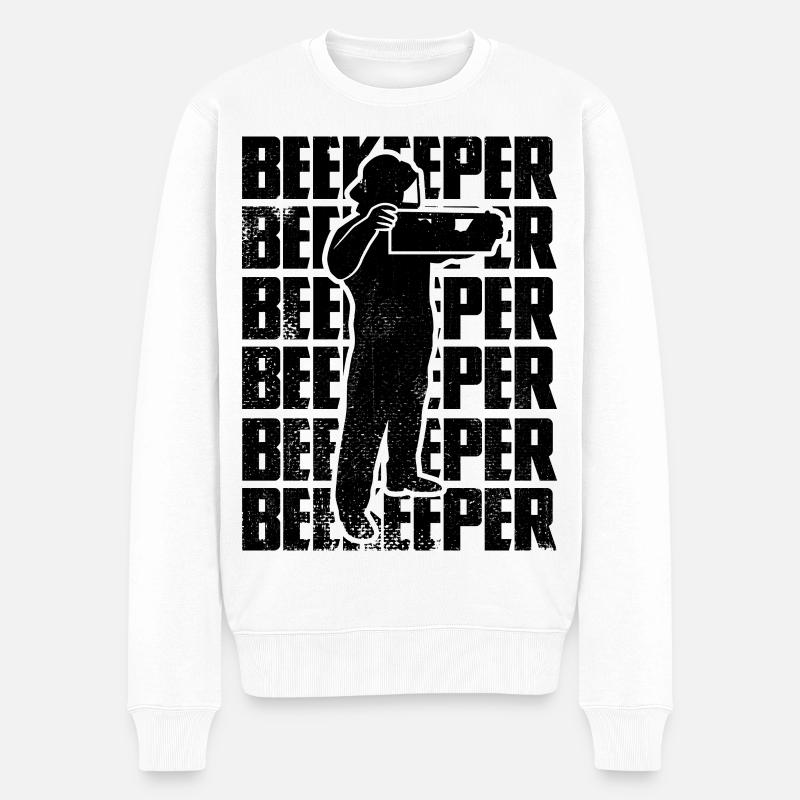 Imker - Männer Premium Bio Pullover - Weiß