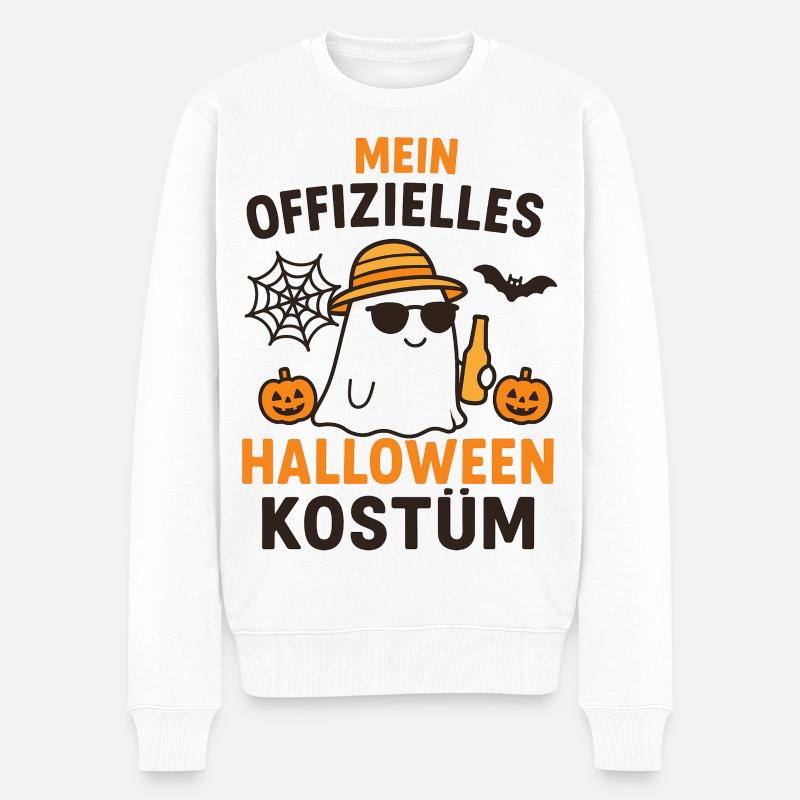 Mon costume officiel d'Halloween - Pull Premium bio Homme - blanc