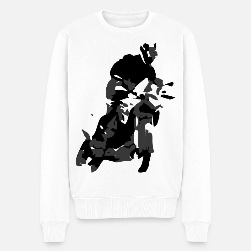 Enduro - Männer Premium Bio Pullover - Weiß