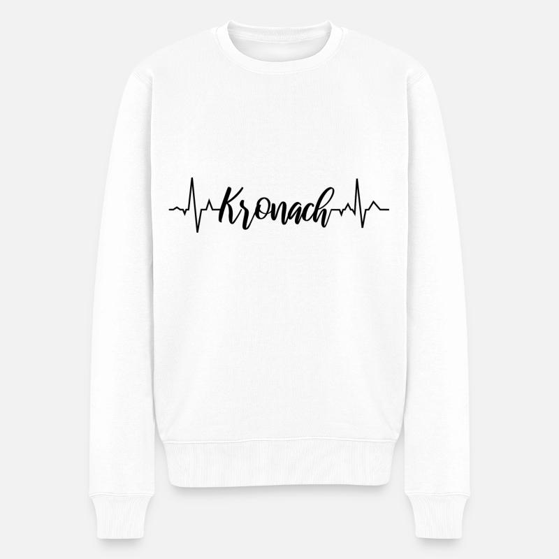 EKG Kronach - Männer Premium Bio Pullover - Weiß