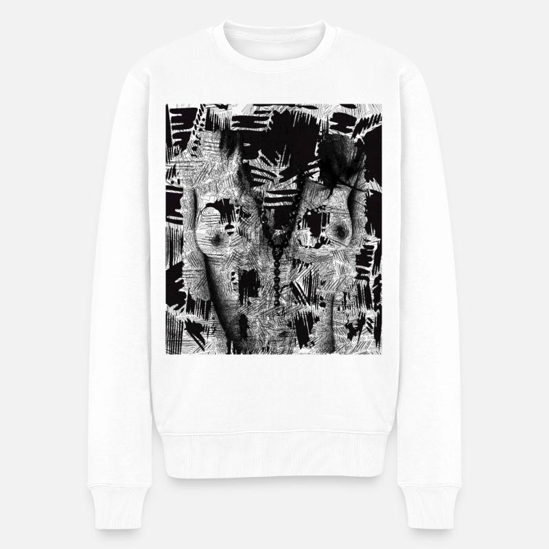 The top less - Pull Premium bio Homme - blanc