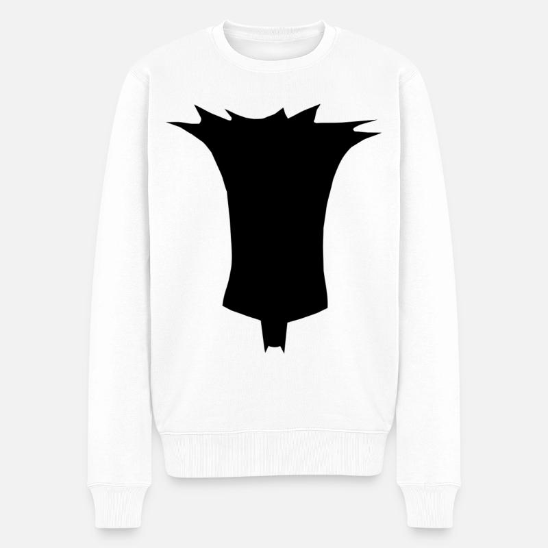 H2 - Männer Premium Bio Pullover - Weiß