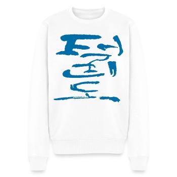 taekwondo - Männer Premium Bio Pullover - Weiß - Vorne - Thijin (182cm)