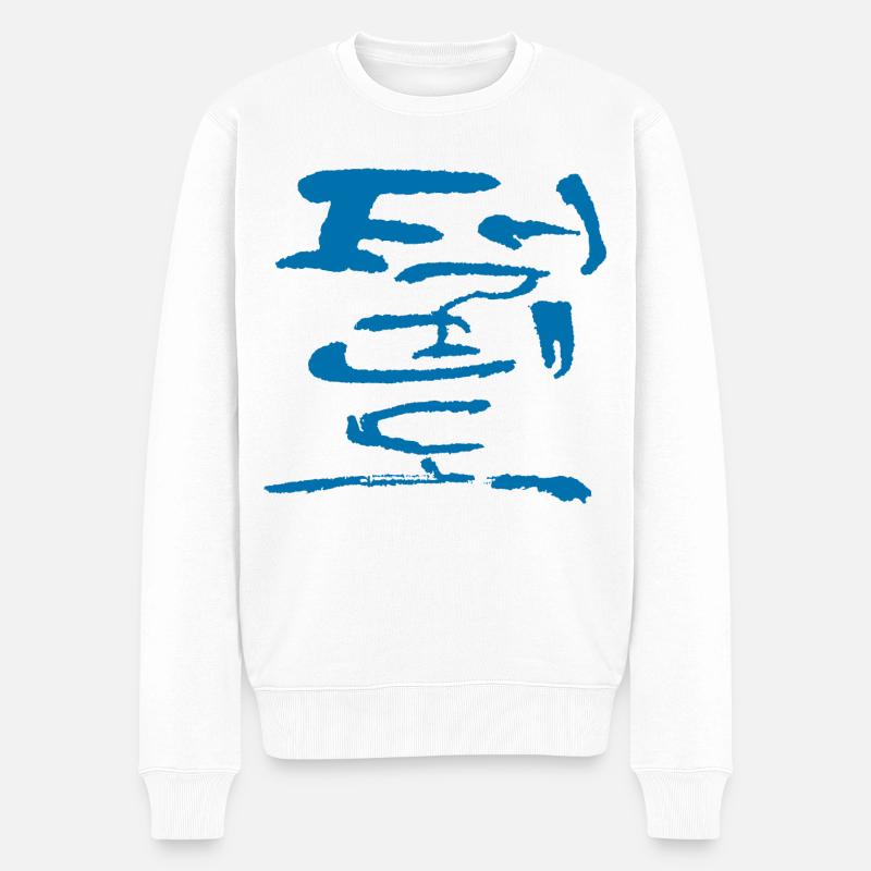 taekwondo - Männer Premium Bio Pullover - Weiß