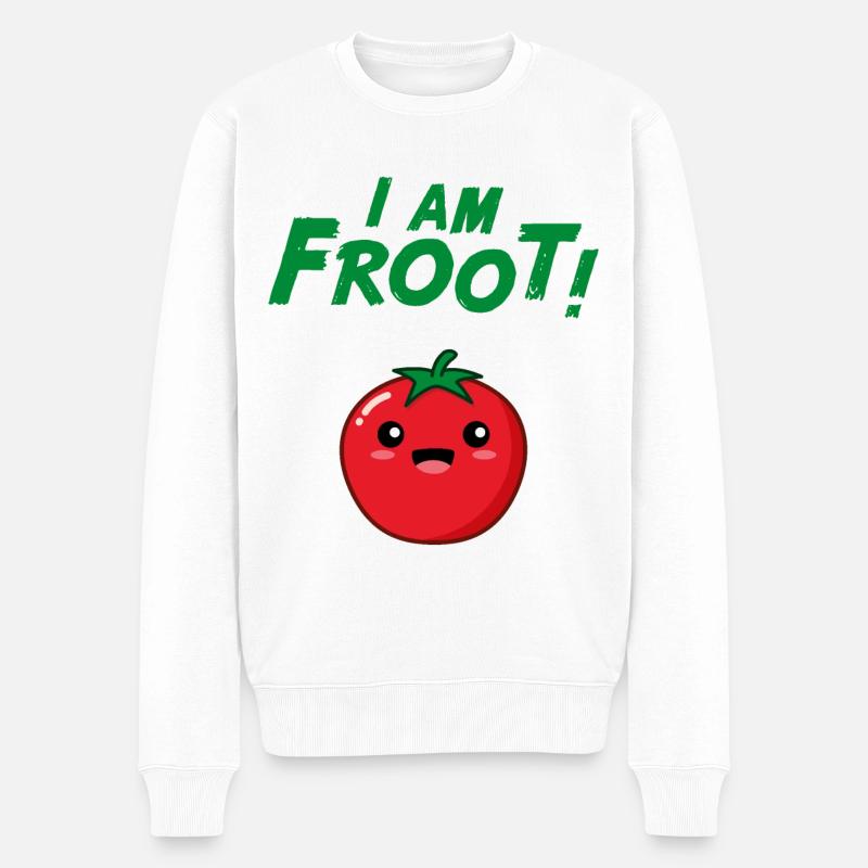 Je m’appelle Froot - Pull Premium bio Homme - blanc