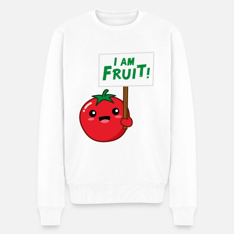 Je suis Fruit - Pull Premium bio Homme - blanc